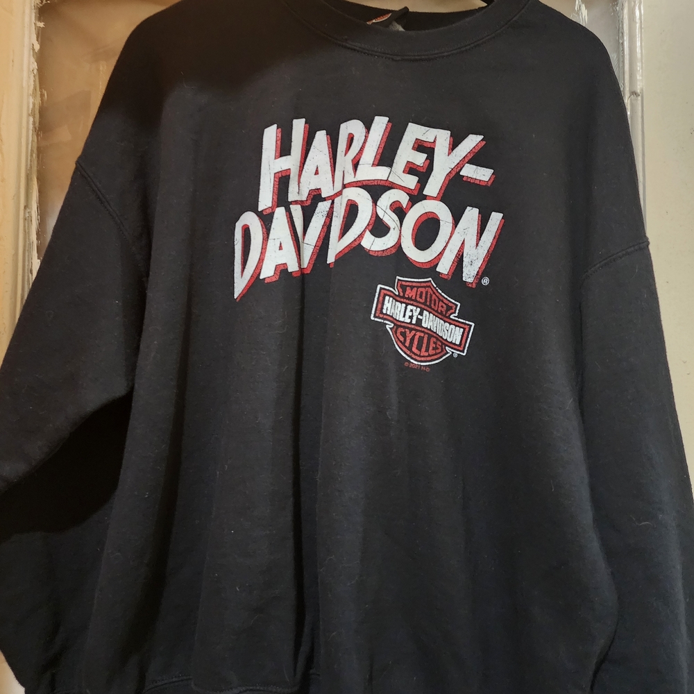 Harley-Davidson Black Crewneck Sweater
